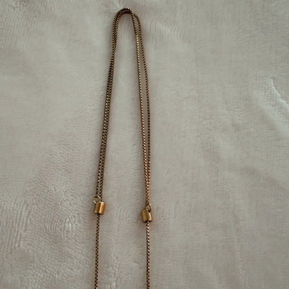 Madewell Vintage Gold Adjustable Necklace with Gold Discs - Picture 5 of 7